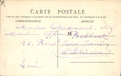 CPA Palais de Justice Chalon sur Saone Square Thevenin