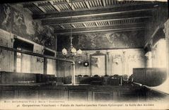 CPA Palais de Justice Ancien Palais Episcopal La Salle des Assises Carpentras