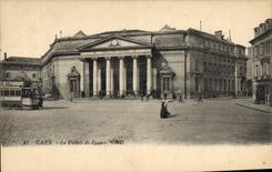 CPA Palais de Justice Caen Tramway