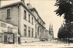 CPA Palais de Justice Chalons sur Marne