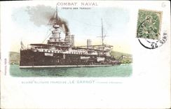 CPA Bateau de Guerre Le Carnot Cuirasse d'escadre