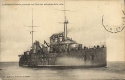 CPA Bateau de Guerre Le Cuirasse Condorcet construit aux chantiers et ateliers de la Loire