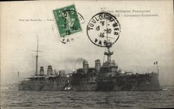 CPA Bateau de Guerre Conde Croiseur Cuirasse