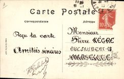 CPA Bateau de Guerre Le Cassard