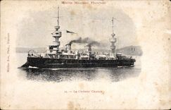 CPA Bateau de Guerre Le croiseur Chanzy