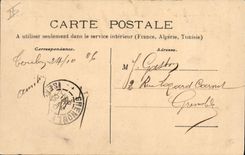 CPA Bateau de Guerre Le Charlemagne Un coup de tabac