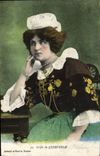 CPA Folklore Coiffe de Quimperle