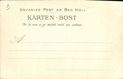 CPA Folklore La voix du Lit Clos Le tailleur 