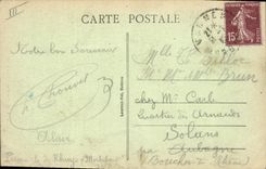 CPA Folklore Costume de l'Ile aux moines 