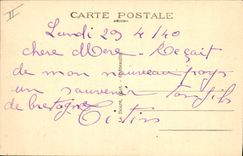 CPA Folklore Interieur de chaumiere bretonne