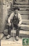 CPA Folklore Vieux paysan du Morbihan