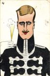 CPA Militaria Officier 