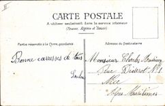 CPA Militaria Foudroye Pretre