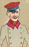 CPA Militaria Officier