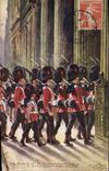 CPA Militaria The Bank guard Bank of England London Londres