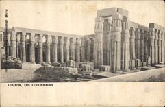 CPA Egypt Egypte Louxor The colonnades
