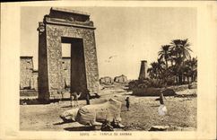 CPA Egypt Egypte Temple de Karnak 