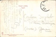 CPA Egypt Egypte The chapel of the cow in the Egyptian museum