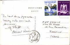 CPA Egypt Egypte Cairo The pyramids 