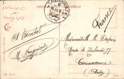 CPA Egypt Egypte Phylae Le kiosk