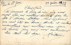 CPA Fantaisie (dessin a la main) Paysage Cygne