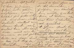 CPA Fantaisie (dessin a la main) Fleurs