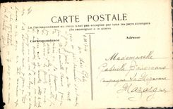 CPA Fantaisie (dessin a la main) Fleurs