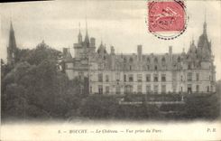 CPA Chateau Vue prise du parc Mouchy
