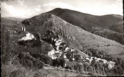 CPM Saillagouse Le pittoresque village de llo Ruines de la Tour et du Chateau 