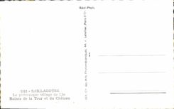 CPM Saillagouse Le pittoresque village de llo Ruines de la Tour et du Chateau 