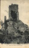 CPA Ruines du Chateau de la Pierre percee