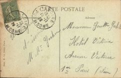 CPA Chateau La Tour de Maurifollet pres Perrier