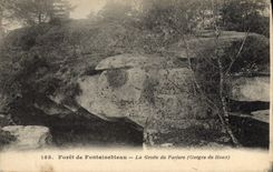 CPA Grottes Grotte du parjure Forges du Houx Foret de Fontainebleau
