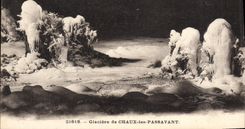 CPA Grottes Grotte Glaciere de Chaux les Passavant