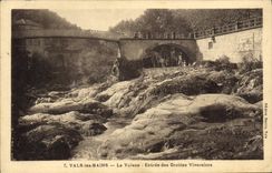CPA Grottes Grotte Vals les Bains La Volane Entree des grottes Vivaraises