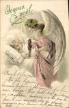 CPA Fantaisie Enfants Poupee Ange 