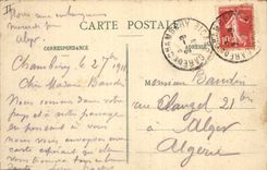 CPA Palais de justice Chambery La place