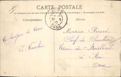 CPA Caen La place Fontette et le Palais de justice 