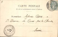 CPA Palais de justice Monument Thevenin Chalon sur Saone