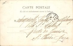 CPA Palais de justice Monument Thevenin Chalon sur Saone