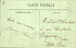 CPA Palais de justice et la fontaine Thevenin Chalon sur Saone