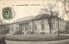 CPA Palais de justice Chalon sur Saone