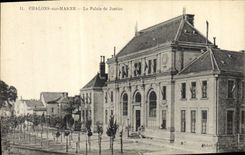 CPA Palais de justice Chalons sur Marne