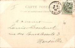 CPA Bateau de Guerre Le Courbet Cuirasse d'escadre a fort central