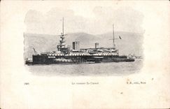CPA Bateau de Guerre Le Cuirasse Le Carnot 