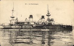 CPA Bateau de Guerre Le Charlemagne
