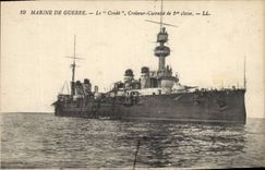 CPA Bateau de Guerre Le Conde Croiseur Cuirasse de 1ere classe