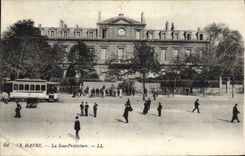 CPA Le Havre La Sous Prefecture Tramway 