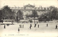 CPA Le Havre Sous Prefecture Tramway