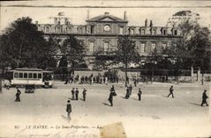 CPA Le Havre La Sous Prefecture Tramway